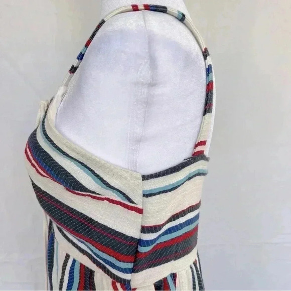 Lost + Wander patriotic midi dress with tie-up front. - Picture 5 of 12